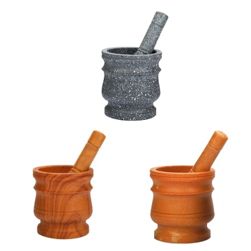 Mortar Pestle Tool Set 11 Cm Large Mortar Kitchen Herbs Spices Food Shreding Grinding Tool For DIY Sauce Making