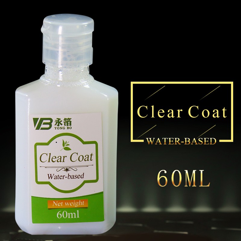 60ml Water-based Clear Coat Clear Varnish Gold Leaf Protection Dilute Pearl Powder and Glitter Powder
