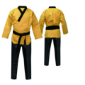 martial arts gi v-neck uniform for poomsae taekwondo