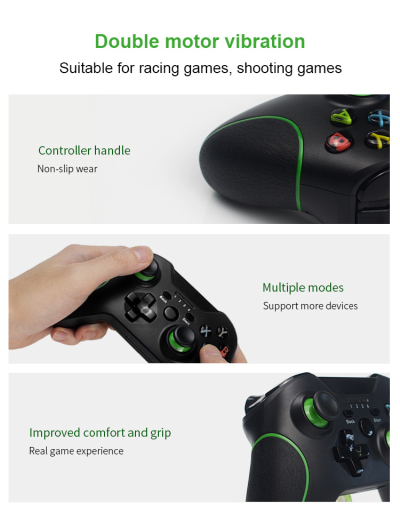2.4G Wireless Game Controller Joystick For Xbox One Android Smart Phone Gamepad Joystick With Receiver For PS3 PC Win 8 7 XP