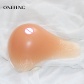 ONEFENG Beautiful Ladies Breast Form Silicone Artificial Boob for Breast Cancer Women Lengthened Shaped 180-280g/pc