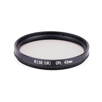 RISE(UK) 43mm Circular Polarizing CPL Lens Filter For DSR Camera Lens