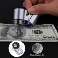 50X LED Mini Microscope Jewelry Magnifying Glass Loupe 9882A Optical Instruments Magnifying Glass