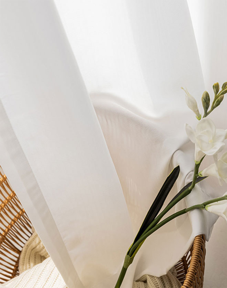 Translucent Insulation Gauze Sheer Curtains
