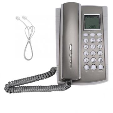 Wall Mount Landline Phone Desktop Corded Telephone Caller ID Clear Sound Landline telefono for Home Office Hotel Call Center