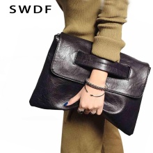 SWDF New Fashion Women Envelope Clutch Bag Leather Women Crossbody Bags Women Trend Handbag Messenger Bag Female Ladies Clutches
