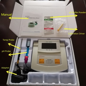 Table Top digital Lab pH Temp meter