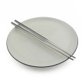 Chinese Chopsticks 5 Pairs/Lot Silver 304 Stainless Steel Food Grade Reusable Chopsticks Tableware Noodle Sushi Sticks