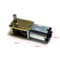 New N20 Geared Motor Intelligent Robot Electronic Lock Micro DC Motor Turbo Worm Small Motor DC 3V 6V 12V 1: 236