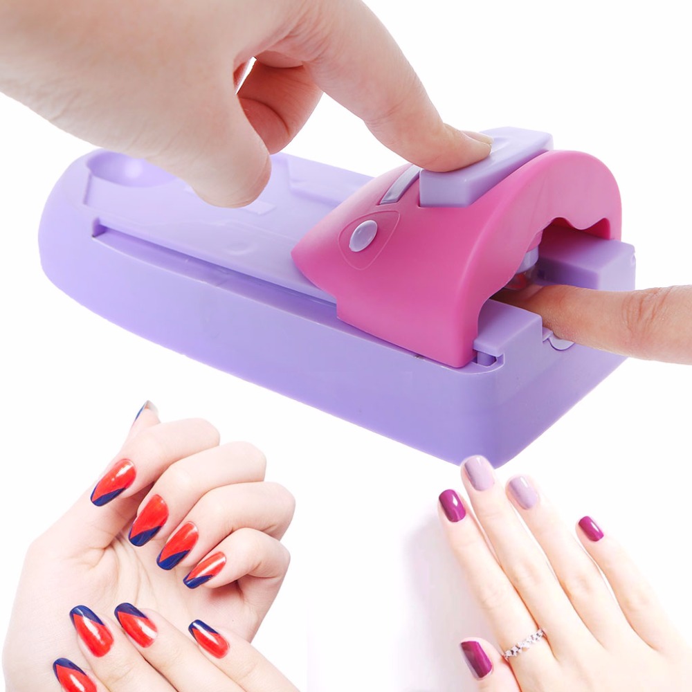 New Nail Art Printer Easy Printing Pattern Stamp Manicure Machine Stamper Tool Set 19x8.3cm