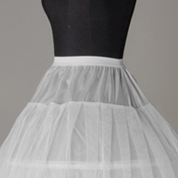 New Arrival White Sexy Petticoat 2021 Cheap Wedding accessories jupon Vestido branco underskirt 3 crinoline jupon enfant