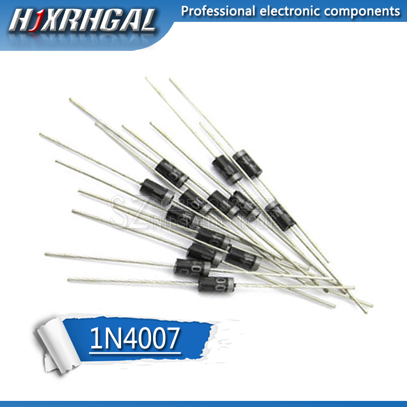 100PCS 1N4007 4007 1A 1000V DO-41 High quality Rectifier Diode IN4007 hjxrhgal