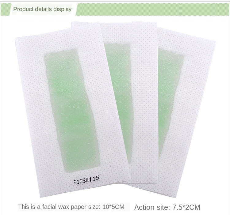 Face Body Hair Removal Remover Depilatory Wax Strips Papers Waxing Nonwoven Wholesale and Dropship 5 pieces