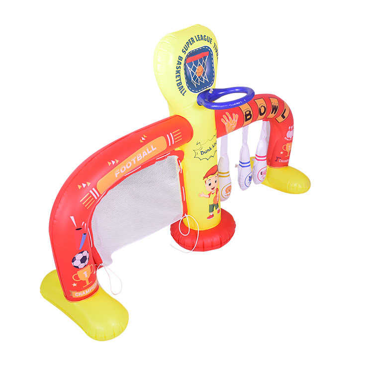 Diversified inflatable basketball hoop for children