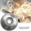 Practical Wood Grinding Wheel 45 Steel Rotary Polishing Tray Sanding Wood Carving Abrasive Discs Safety Angle Grinder
