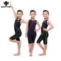 HXBY Kids Professional Swimsuit Girls Racing Swimwear One Piece Athletic Training Swimsuit Children Sports Swimming Suit Girl