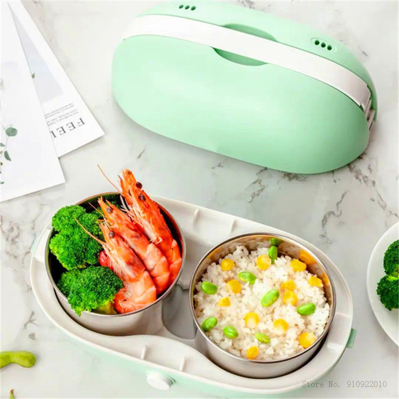 Portable Electric Rice Cooker MultiCookers Mini Rice Cooker Inner Thermal Heating Lunch Box Multi cookings