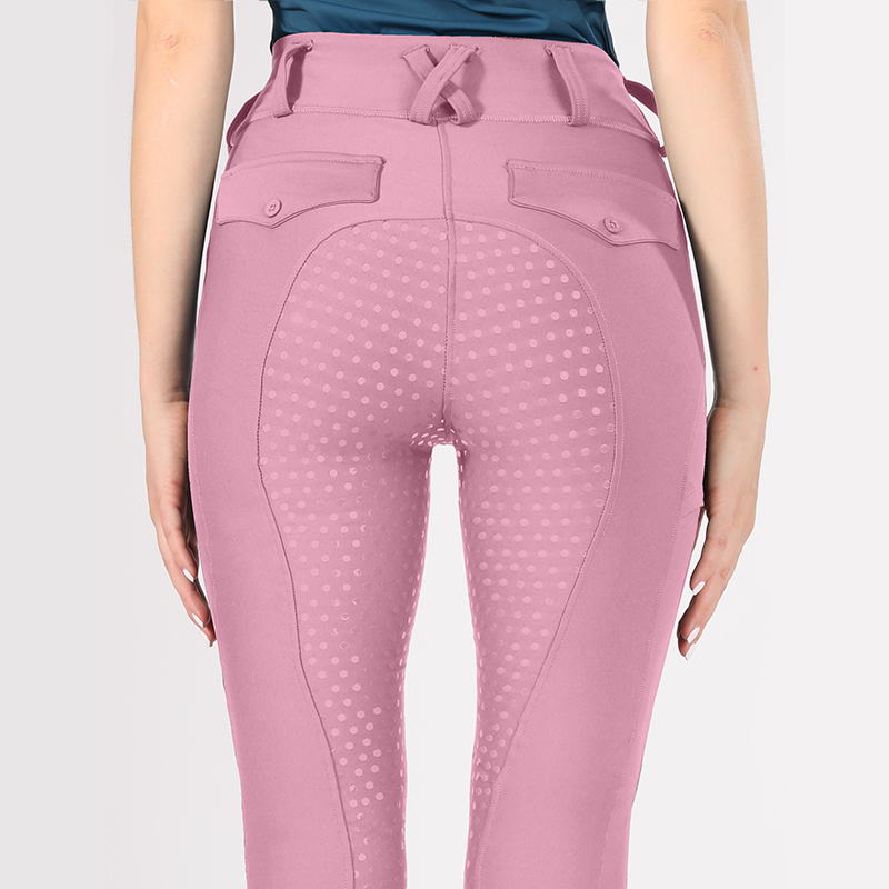High Quality Ladies Pink Equestrian Sports Pants