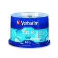 Verbatim 50/lot DVD Drives CD-R CD Disks Bluray 700MB 80min 52X Branded Recordable Media Blank Disc 50PK Spindle Compact Write