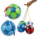 Children Soccer Ball Kick Trainer Skills Solo football training Aid Equipment Waist Belt Adjustable Belt Practice Assistance