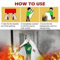 1.2M x 1.2M Sealed Fire Blanket Home Safety Fighting Fire Extinguishers Tent Boat Emergency Survival Fire Shelter Safety Cover