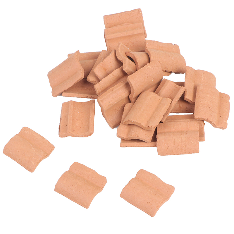 25pcs Miniature Silica Gel Mould for Roof Tile Turning Mould Scenario Sand Table Diy Material House Roof Building Scene model