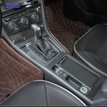 Carbon Fiber Car Interior Sticker For VW Volkswagen Golf7 MK7