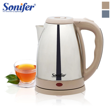 1.8l Electric Kettle Stainless Steel Household Quick Heating Electric Boiling Teapots Pot With Auto Shut Down 220v 1500w Sonifer