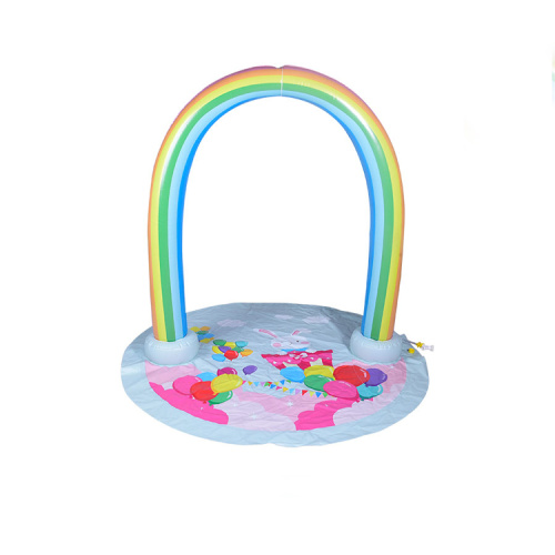 Inflatable rainbow arch splash pad Swimming Wading Pool for Sale, Offer Inflatable rainbow arch splash pad Swimming Wading Pool