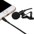 Newest External 3.5mm Clip-on Lapel Lavalier Microphone For Smart Phone PC Laptop Mobilephone Omnidirectional hot