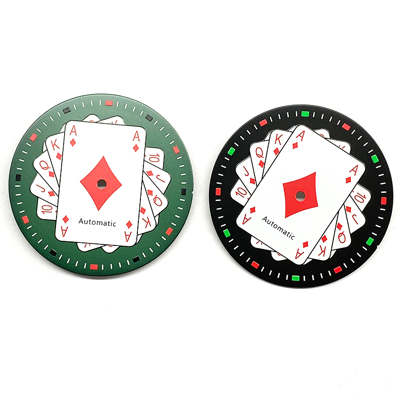 Poker watch dial