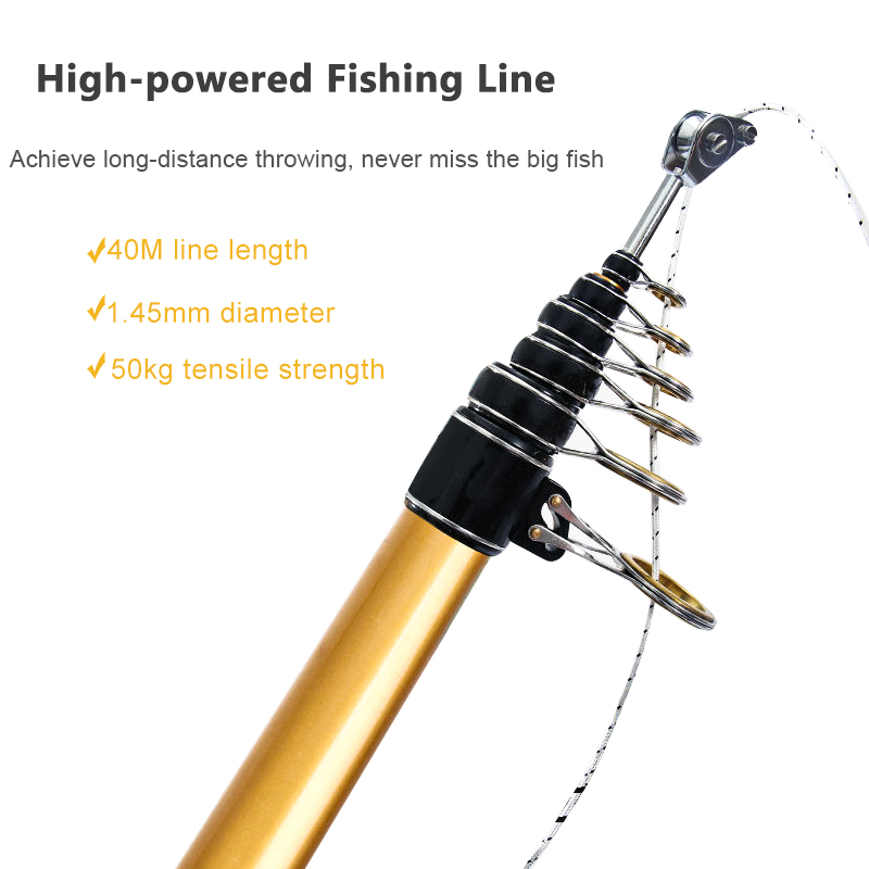ANICCOM X5-90 Fishing Rod Cameras Finder 40m line High Quality Fish Camera Rod 8MP HD underwater Cameras Fishing Rod 90kg Pull