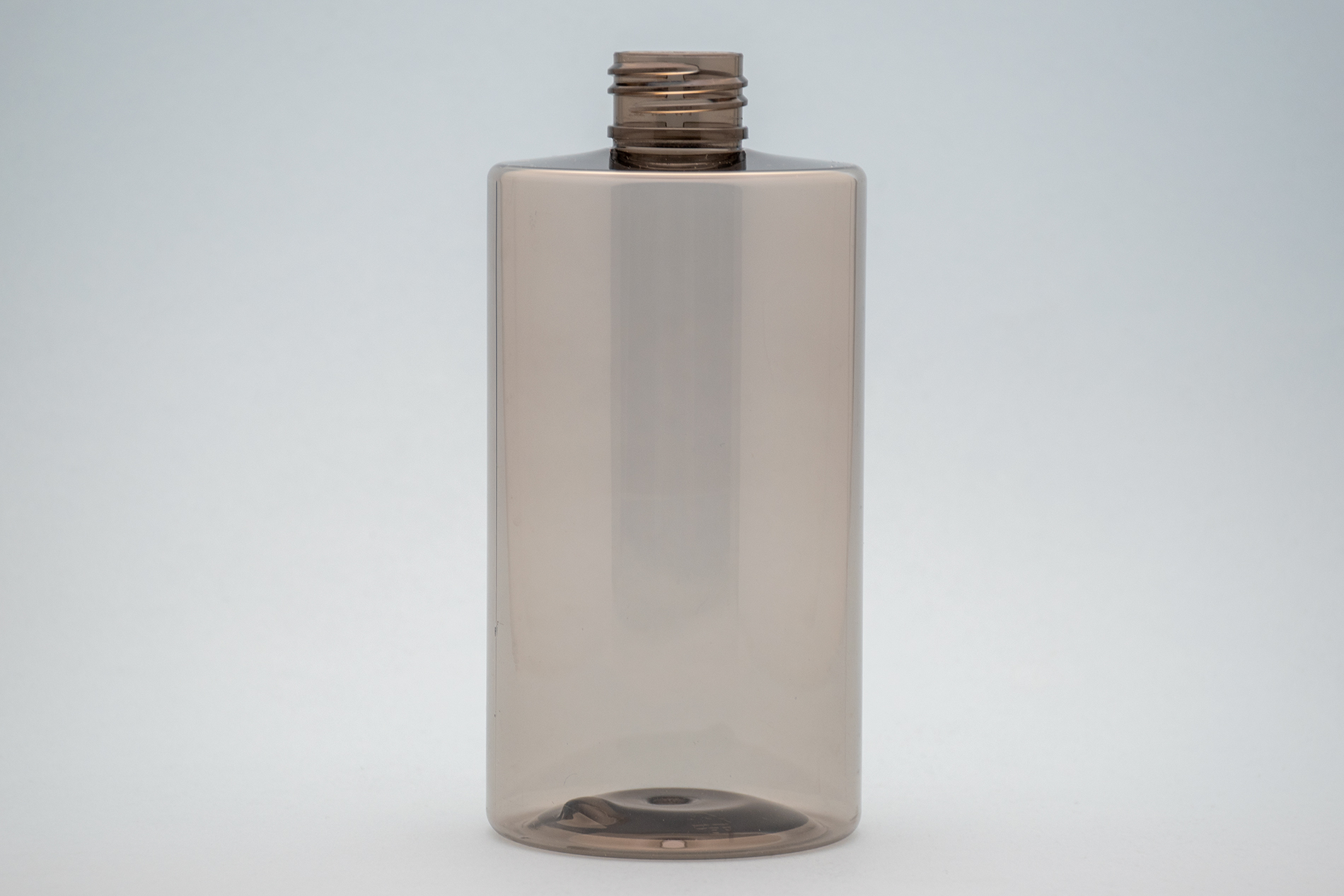 300 ml/10 OZ Clear Black Cylinder PET Bottle With 24/410 Neck