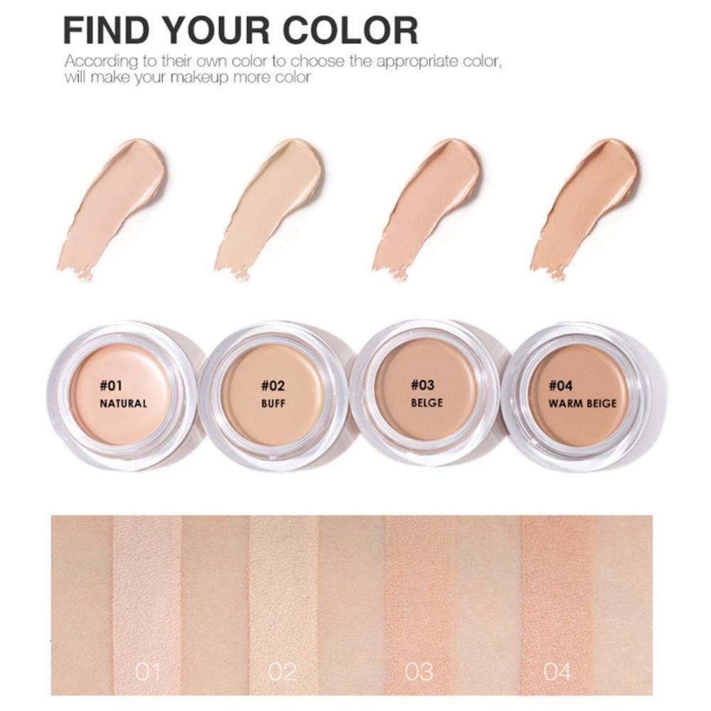 O.TWO.O 4 Colors Waterproof Face Tool Professional Eye Primer Makeup Long Lasting Eyeshadow Base Cream Concealer