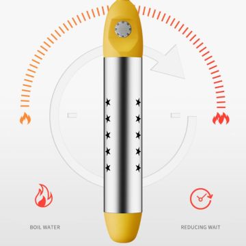 2500W Floating Electric Water Heater Boiler Heating Portable Immersion Reheater Suspension Bathroom Swimming Pool for Home Offic