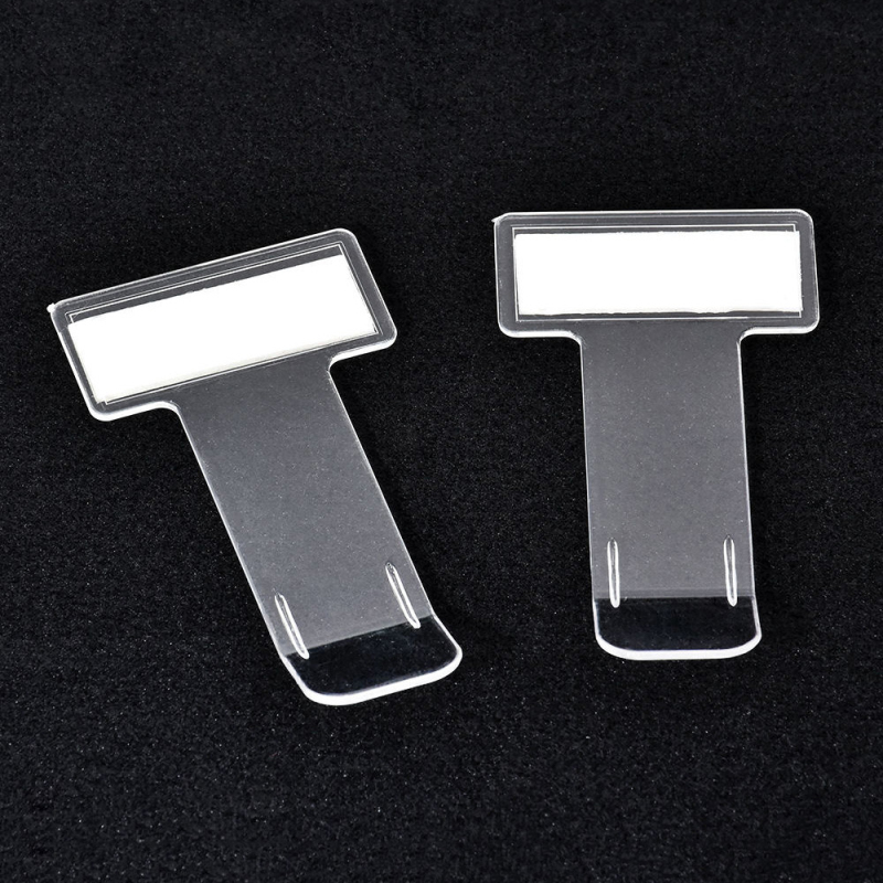 5pcs Car Vehicle Parking Ticket Permit Holder 75 x 40mm Windscreen Window Clip Sticker for Auto Fastener Clips