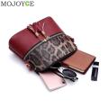 New Women Shoulder Bags Leopard Fashion Shell Shape Women Small Messenger Crossbody Bag Ladies Zipper HandBags