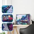 DIY Special Shaped Diamond Painting Landscape Village Villa Tree Garden Diamond Embroidery Home Decoration Needlework Gift