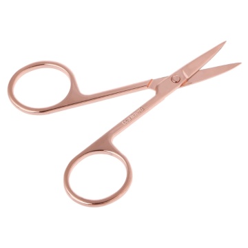 Stainless Steel Makeup Eyebrow Trimmer Scissors Cutter Hair Eyelash Remover Rose gold Trimmer Makeup Tools Women Beauty Tools