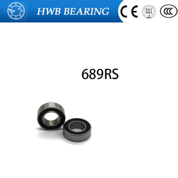 4 pc/lot 689 2RS 9x17x5 ABEC3 hybrid ceramic Si3N4 ball bearing G5 grade ceramic ball for bicycle 689-2rs