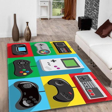 Gamer Controller 3D printing Carpet Child Room Decor Large Carpets for living room Bedroom Area Rug Indoor Outdoor Kids Play Mat