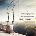 40/50IBS High Quality Black Recurve Bow And Metal Archery Bow And Arrow Shooting Game Outdoor Sports Hunting Bow And Arrow Set