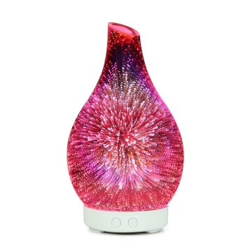 diffuser of glass Vase Shape Air Humidifier with LED Night Light Aroma Essential Oil Diffuser Mist Maker Ultrasonic Humidifier