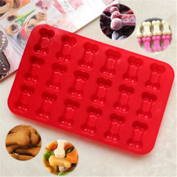 Puppy Dog Bone Ice Trays Silicone Pet Treat Molds Soap Chocolate Jelly Candy Mold Cake Decorating Baking Moulds