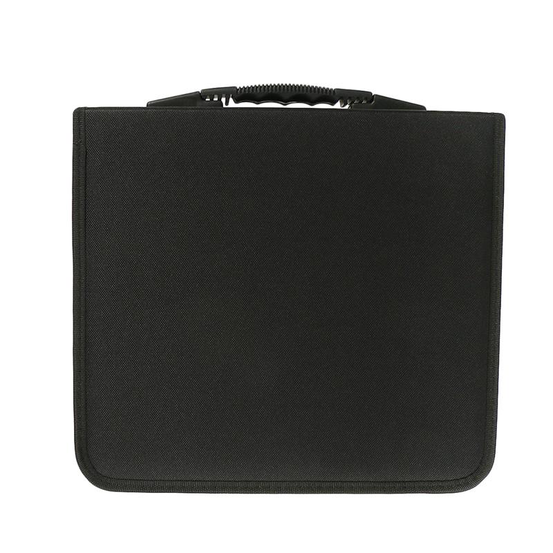 1pc 320 Discs CD Wallet PU Leather Portable Dustproof Large Capacity CD Binder CD Case CD Storage Holder DVD Holder