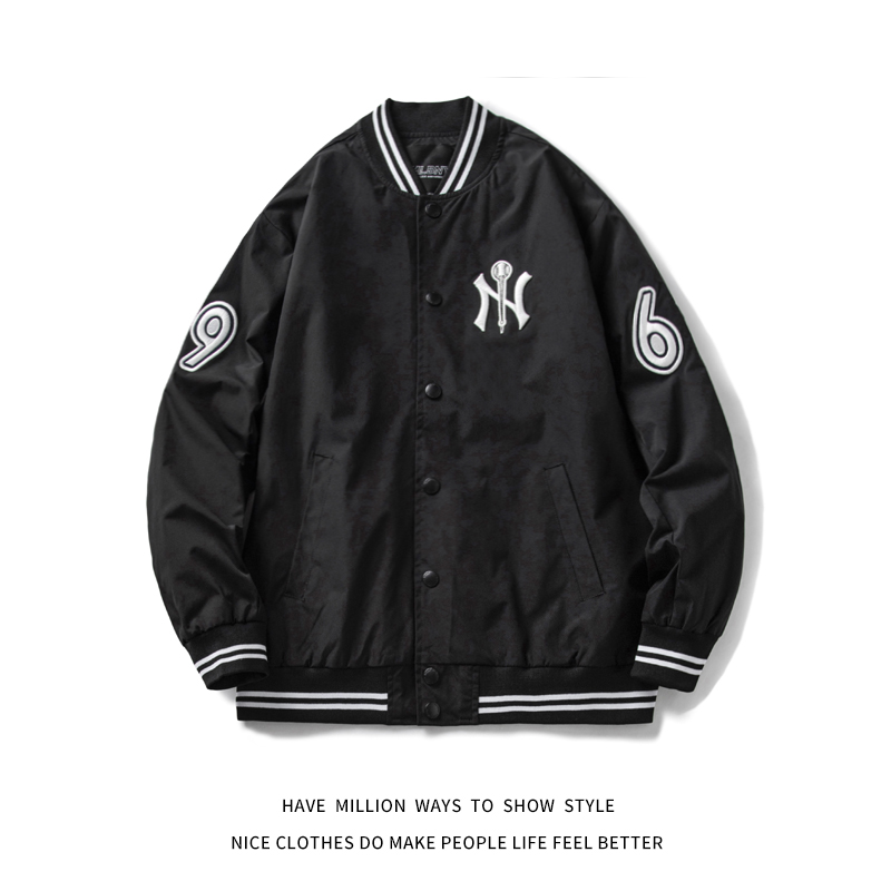 MLBNY Embroid Hot Sale Thin Women's Baseball Uniform Coat Men's Jacket Spring&Autumn Unisex Couple Boyfriend Style Coat