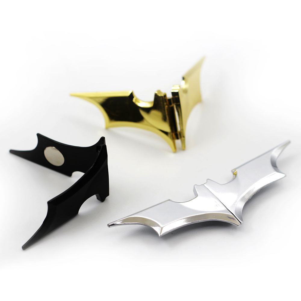 Fashion Unisex Bat Shape Money Clips Animal Prints Zinc Alloy Metallic Ringgit Dollar Cash Clamp Simple Holder Wallet
