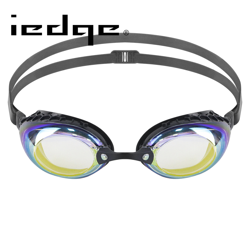 Barracuda Iedge Myopia swimming goggles Patented cushion/gasket lenses with mirror coating #93590 Eyewear