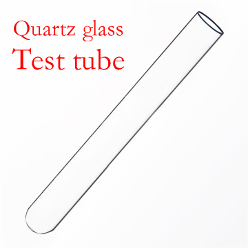 Quartz glass test tube,O.D. 40mm,L. 200mm,High temperature resistant glass test tube