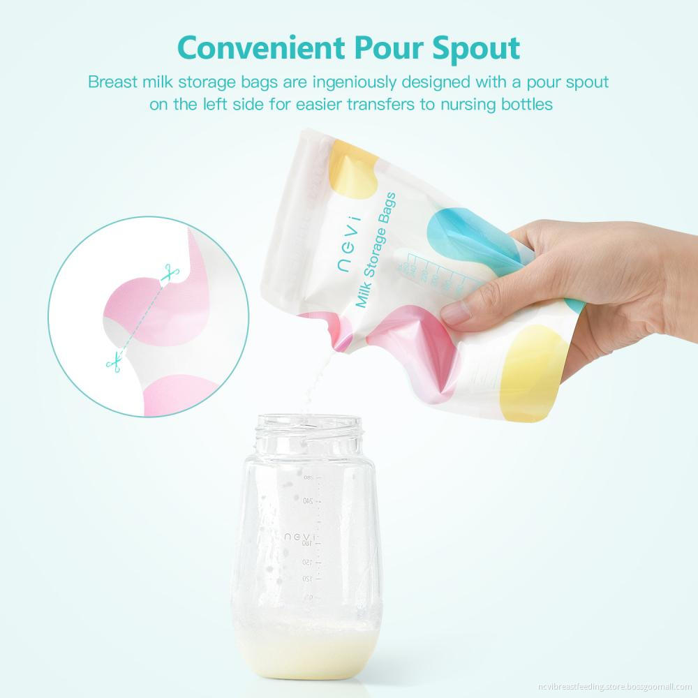 Foldable Non-toxic Breast Milk Storage Bags Disposable